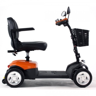 Invalidní elektrická čtyřkolka Grand Race Orange foto